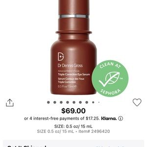 Dr Dennis Gross triple correction eye serum